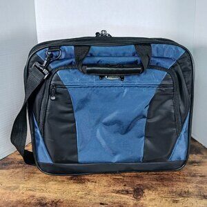 Targus CityLite Laptop Briefcase Shoulder Bag with Padded 15" CVR401T Blue Black